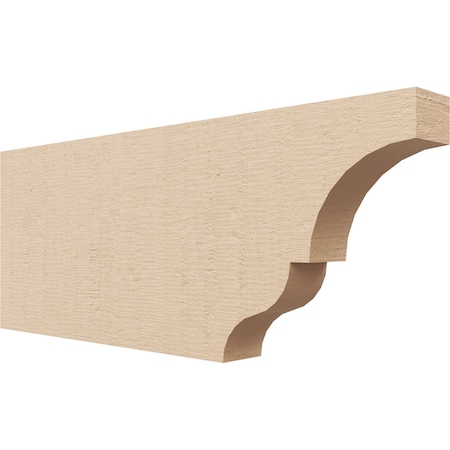 Ekena Millwork 2in. W x 8in. H x 20in. L Asheboro Woodgrain TimberThane Rafter Tail, Primed Tan RFTUR02X08X20ASHRCPR